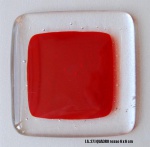 fusing a-27 quadro rosso 6x6 cm